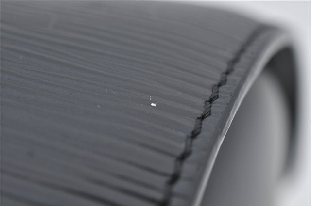 Authentic Louis Vuitton Epi Soufflot Hand Bag Black M52222 LV 3836E