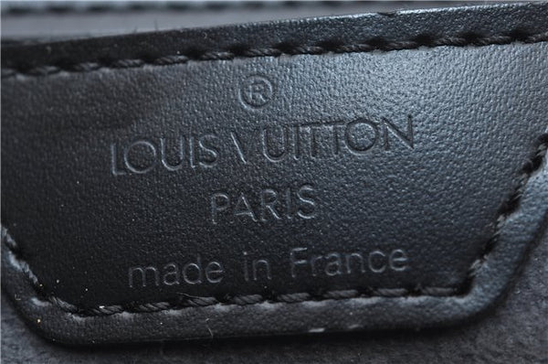 Authentic Louis Vuitton Epi Soufflot Hand Bag Black M52222 LV 3836E