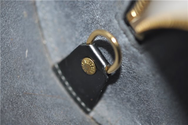 Authentic Louis Vuitton Epi Soufflot Hand Bag Black M52222 LV 3836E