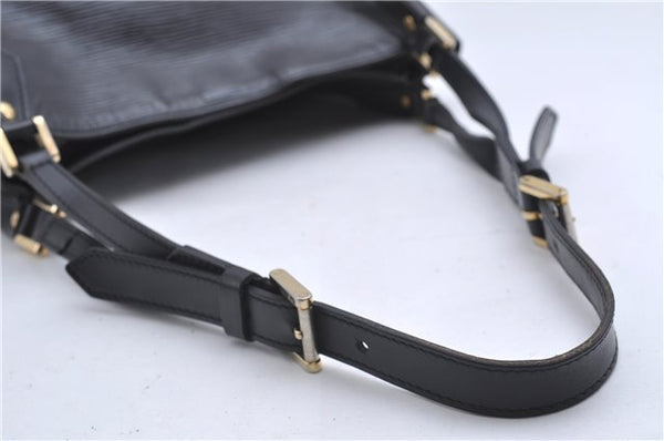 Authentic Louis Vuitton Epi Mandara PM Black Shoulder Bag Black M58932 LV 3838D