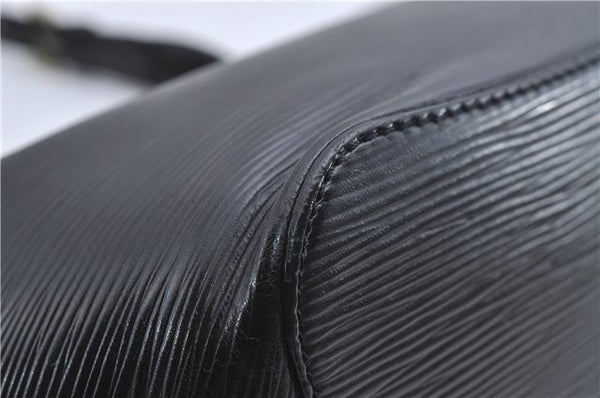 Authentic Louis Vuitton Epi Mandara PM Black Shoulder Bag Black M58932 LV 3838D