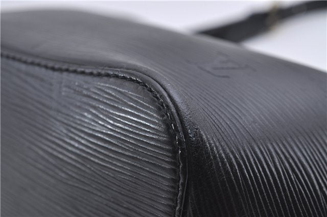 Authentic Louis Vuitton Epi Mandara PM Black Shoulder Bag Black M58932 LV 3838D