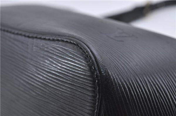 Authentic Louis Vuitton Epi Mandara PM Black Shoulder Bag Black M58932 LV 3838D