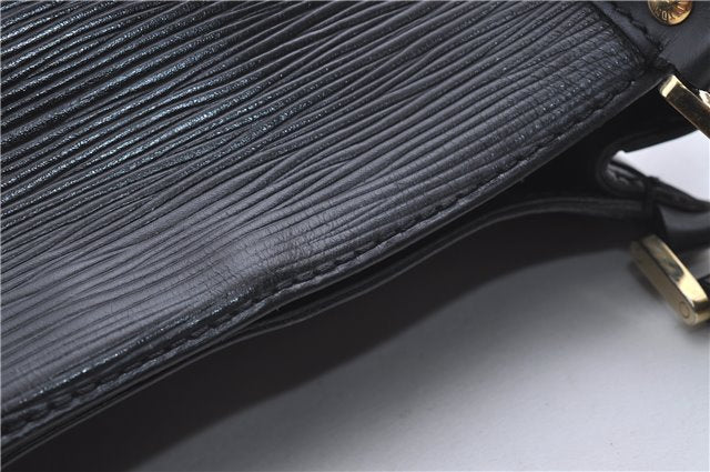 Authentic Louis Vuitton Epi Mandara PM Black Shoulder Bag Black M58932 LV 3838D