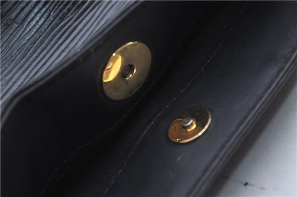 Authentic Louis Vuitton Epi Mandara PM Black Shoulder Bag Black M58932 LV 3838D