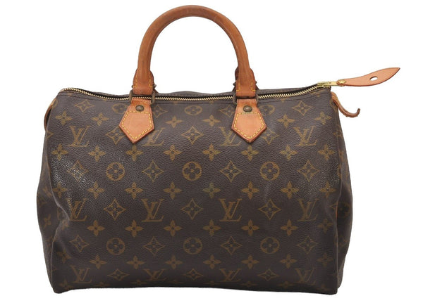 Authentic Louis Vuitton Monogram Speedy 30 Hand Boston Bag Old Model LV 3840I