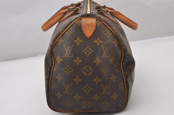 Authentic Louis Vuitton Monogram Speedy 30 Hand Boston Bag Old Model LV 3840I