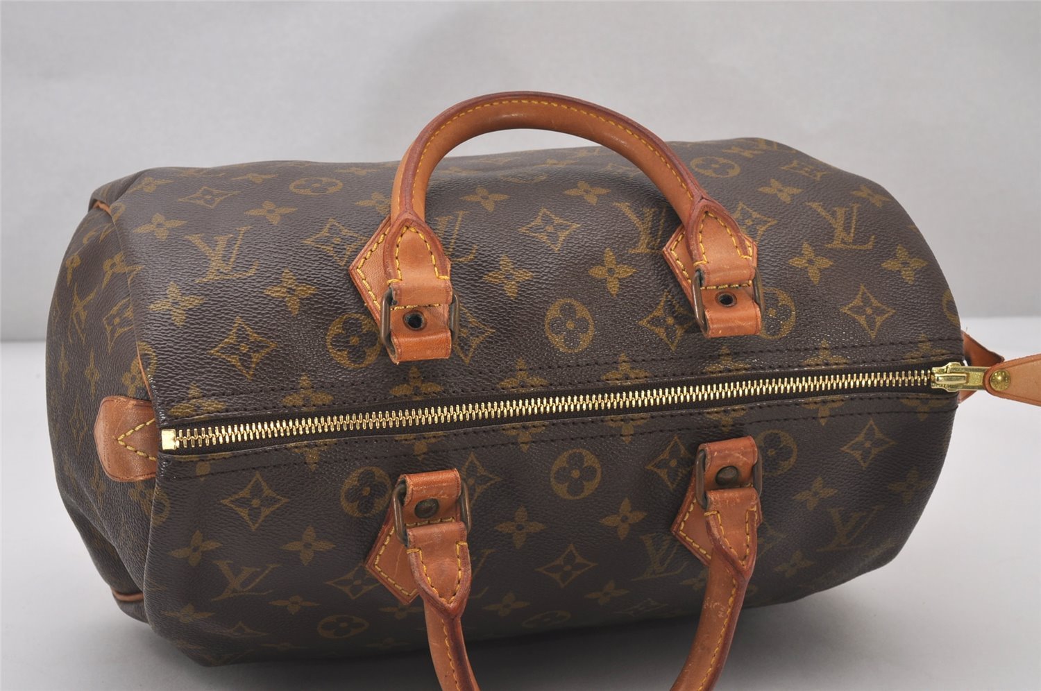 Authentic Louis Vuitton Monogram Speedy 30 Hand Boston Bag Old Model LV 3840I