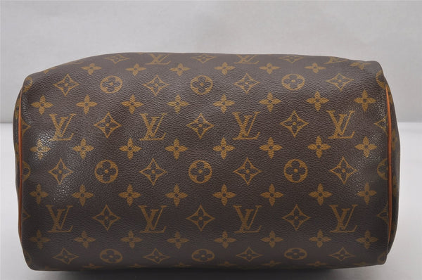 Authentic Louis Vuitton Monogram Speedy 30 Hand Boston Bag Old Model LV 3840I