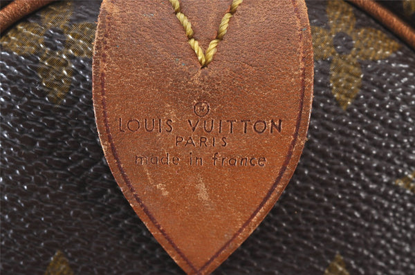 Authentic Louis Vuitton Monogram Speedy 30 Hand Boston Bag Old Model LV 3840I