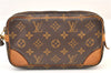 Authentic Louis Vuitton Monogram Marly Dragonne PM M51827 Clutch Hand Bag 3841F