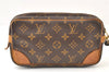 Authentic Louis Vuitton Monogram Marly Dragonne PM M51827 Clutch Hand Bag 3841F