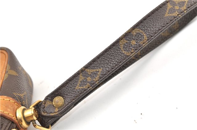 Authentic Louis Vuitton Monogram Marly Dragonne PM M51827 Clutch Hand Bag 3841F