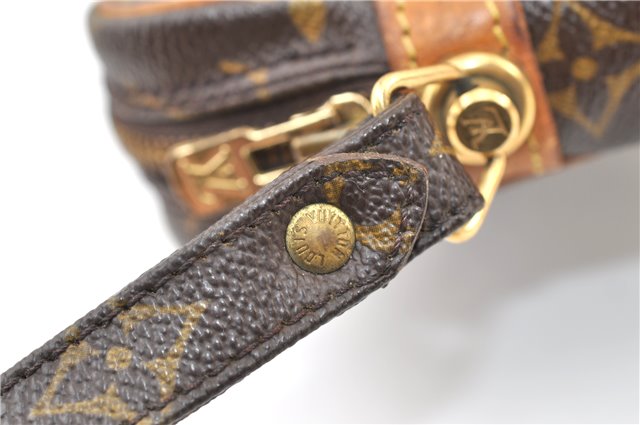 Authentic Louis Vuitton Monogram Marly Dragonne PM M51827 Clutch Hand Bag 3841F