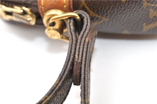 Authentic Louis Vuitton Monogram Marly Dragonne PM M51827 Clutch Hand Bag 3841F