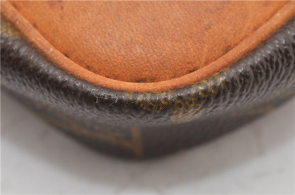 Authentic Louis Vuitton Monogram Marly Dragonne PM M51827 Clutch Hand Bag 3841F