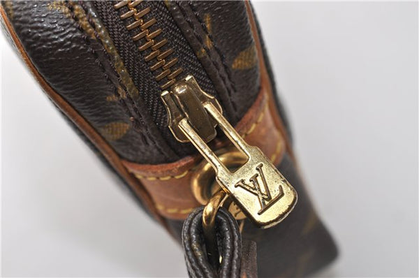 Authentic Louis Vuitton Monogram Marly Dragonne PM M51827 Clutch Hand Bag 3841F