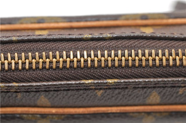 Authentic Louis Vuitton Monogram Marly Dragonne PM M51827 Clutch Hand Bag 3841F