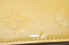 Authentic Louis Vuitton Vernis Walker Shoulder Cross Wallet M91072 Yellow 3842I