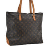 Authentic Louis Vuitton Monogram Cabas Mezzo Shoulder Tote Bag M51151 LV 3844E