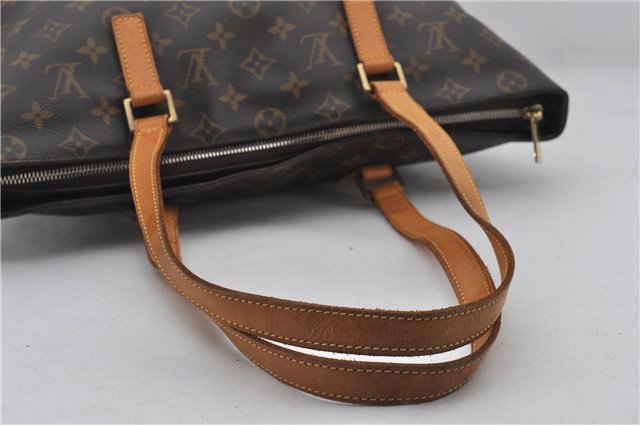 Authentic Louis Vuitton Monogram Cabas Mezzo Shoulder Tote Bag M51151 LV 3844E