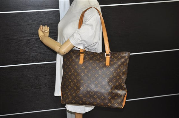 Authentic Louis Vuitton Monogram Cabas Mezzo Shoulder Tote Bag M51151 LV 3844E