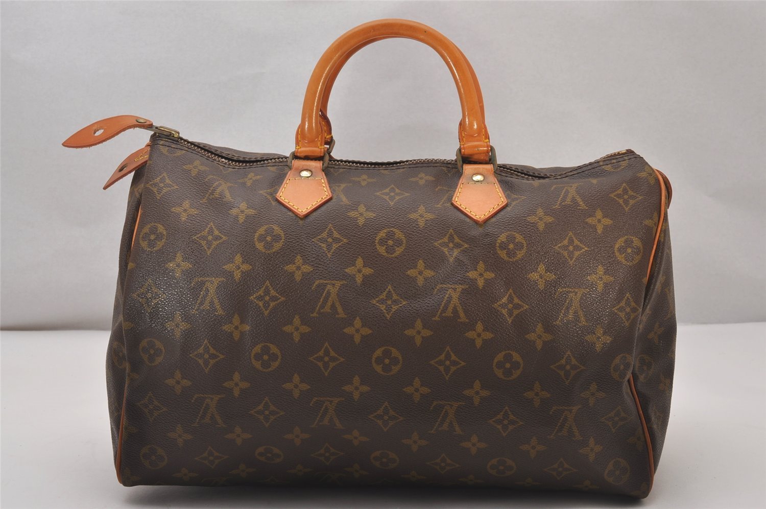 Authentic Louis Vuitton Monogram Speedy 35 Hand Boston Bag Old Model LV 3844I