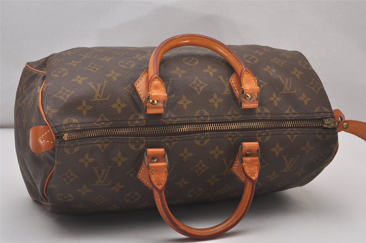 Authentic Louis Vuitton Monogram Speedy 35 Hand Boston Bag Old Model LV 3844I