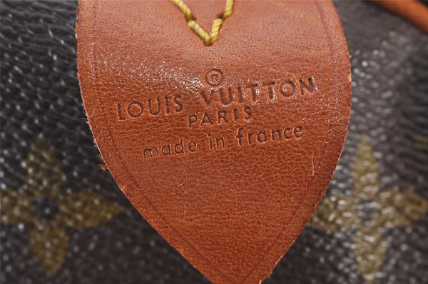 Authentic Louis Vuitton Monogram Speedy 35 Hand Boston Bag Old Model LV 3844I