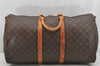 Authentic Louis Vuitton Monogram Keepall Bandouliere 55 M41414 Boston Bag 3845I
