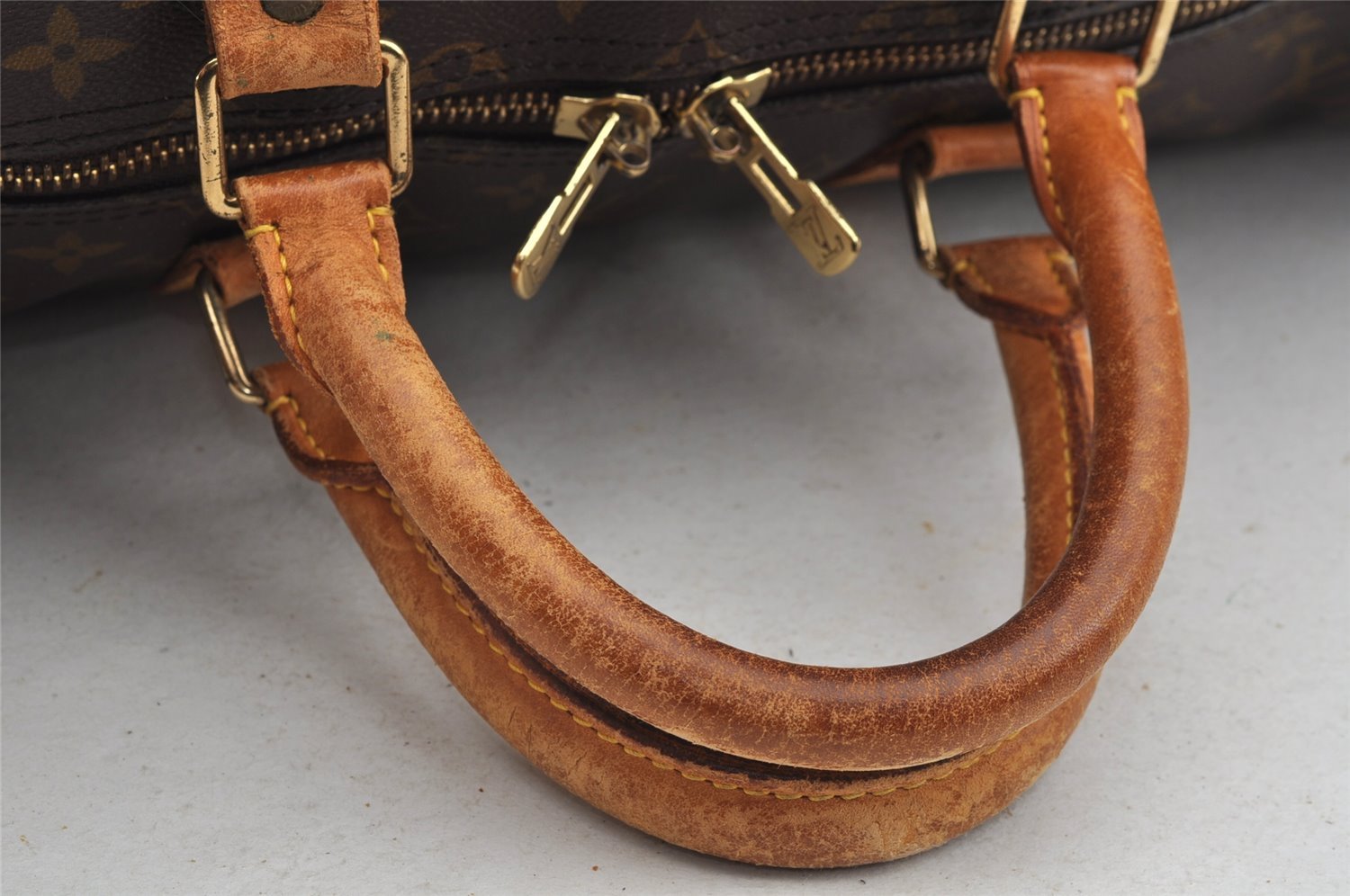 Authentic Louis Vuitton Monogram Keepall Bandouliere 55 M41414 Boston Bag 3845I