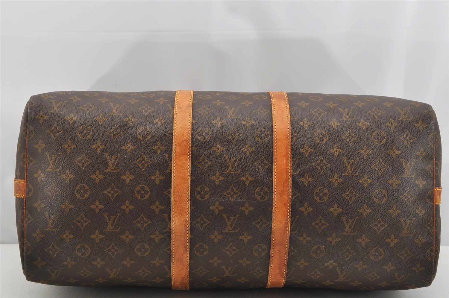 Authentic Louis Vuitton Monogram Keepall Bandouliere 55 M41414 Boston Bag 3845I