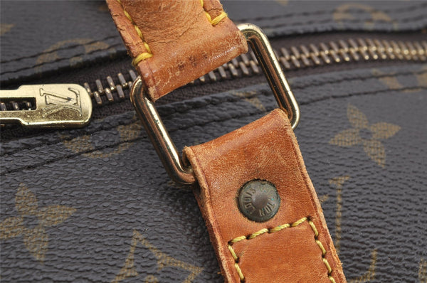 Authentic Louis Vuitton Monogram Keepall Bandouliere 55 M41414 Boston Bag 3845I