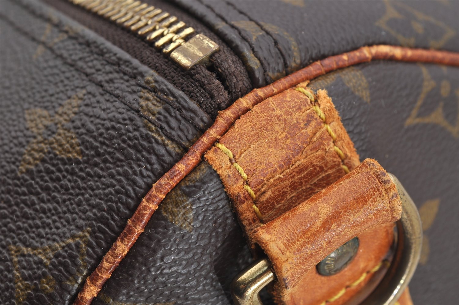 Authentic Louis Vuitton Monogram Keepall Bandouliere 55 M41414 Boston Bag 3845I