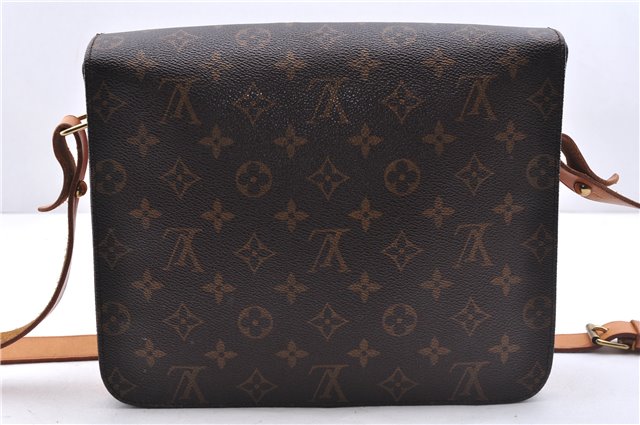 Authentic Louis Vuitton Monogram Cartouchiere GM M51252 Shoulder Cross Bag 3848E