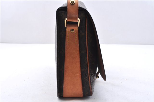Authentic Louis Vuitton Monogram Cartouchiere GM M51252 Shoulder Cross Bag 3848E