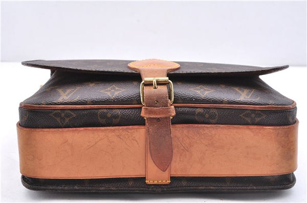Authentic Louis Vuitton Monogram Cartouchiere GM M51252 Shoulder Cross Bag 3848E
