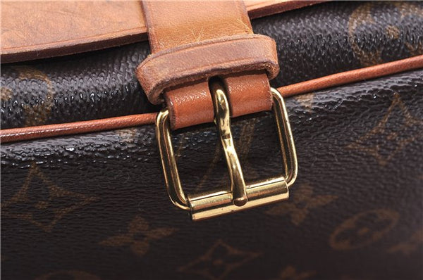 Authentic Louis Vuitton Monogram Cartouchiere GM M51252 Shoulder Cross Bag 3848E