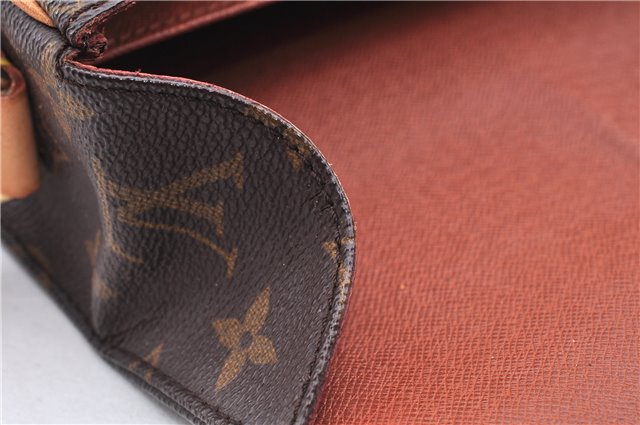 Authentic Louis Vuitton Monogram Cartouchiere GM M51252 Shoulder Cross Bag 3848E