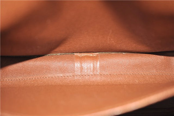 Authentic Louis Vuitton Monogram Cartouchiere GM M51252 Shoulder Cross Bag 3848E