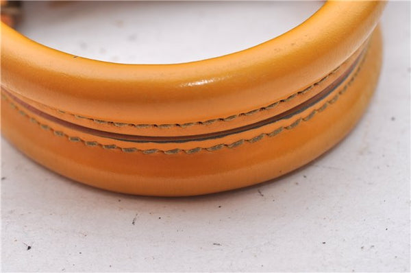 Authentic Louis Vuitton Epi Alma PM Hand Bag Yellow M52149 LV 3850D