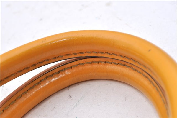 Authentic Louis Vuitton Epi Alma PM Hand Bag Yellow M52149 LV 3850D