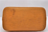 Authentic Louis Vuitton Epi Alma PM Hand Bag Yellow M52149 LV 3850D