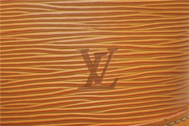 Authentic Louis Vuitton Epi Alma PM Hand Bag Yellow M52149 LV 3850D