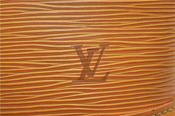 Authentic Louis Vuitton Epi Alma PM Hand Bag Yellow M52149 LV 3850D