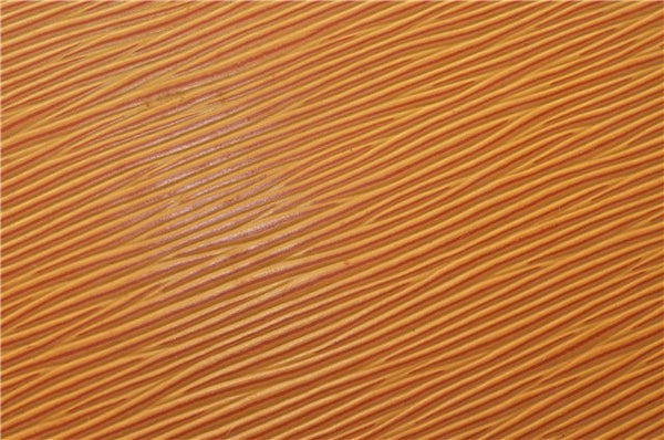 Authentic Louis Vuitton Epi Alma PM Hand Bag Yellow M52149 LV 3850D