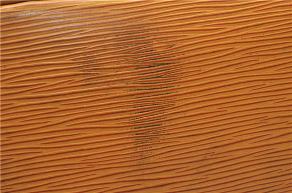 Authentic Louis Vuitton Epi Alma PM Hand Bag Yellow M52149 LV 3850D