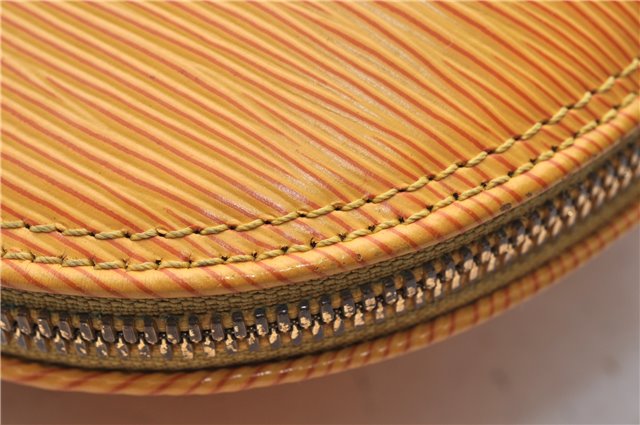 Authentic Louis Vuitton Epi Alma PM Hand Bag Yellow M52149 LV 3850D