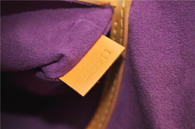 Authentic Louis Vuitton Epi Alma PM Hand Bag Yellow M52149 LV 3850D