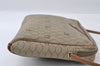 Authentic Christian Dior Honeycomb Shoulder Bag PVC Leather Beige CD Junk 3850I